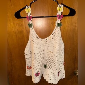 Butterfly knit top